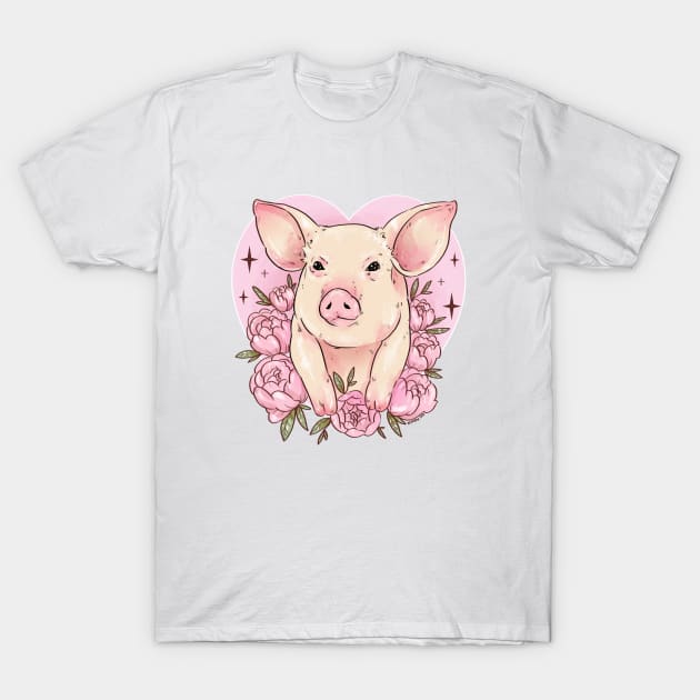 Piggy Love T-Shirt by chiaraLBart